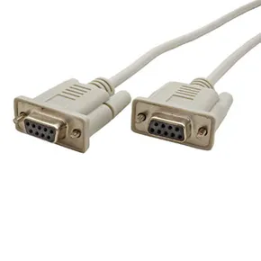 Kabel szeregowy laplink, 9 pin F- 9 pin F, 2m, krzyżowy AT, biały
